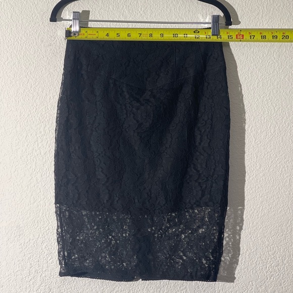 Guess Full Lace Pencil Skirt 
Style #W4FD3W5VU0 - Picture 6 of 6